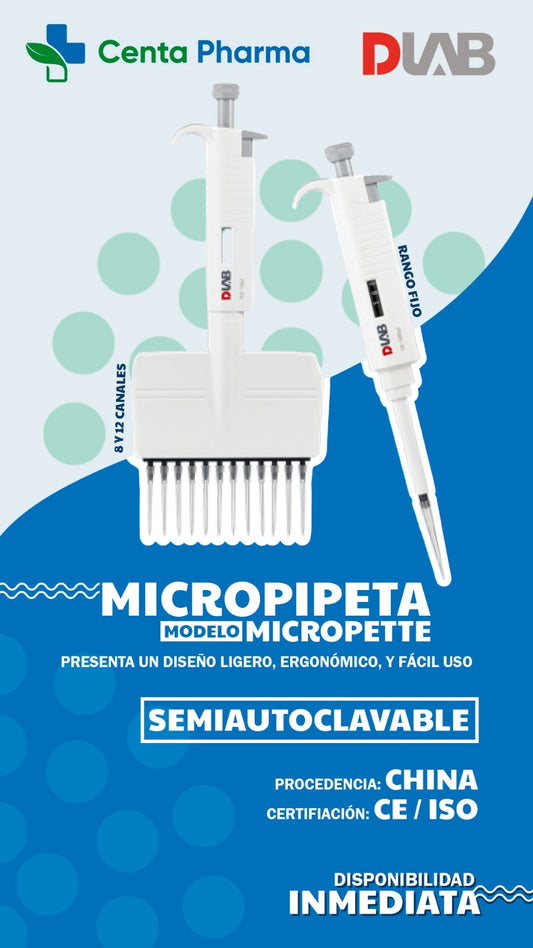 Micropipeta rango fijo - micropette